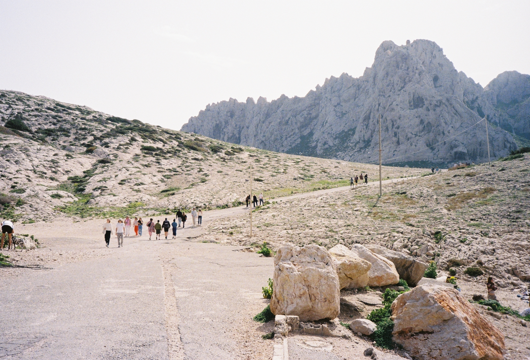 Limestone Journey - Rocky mountain landscape with path